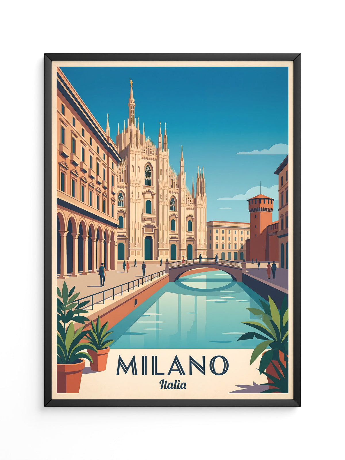 Mailand Kathedrale Retro-Stil