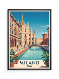 Mailand Kathedrale Retro-Stil
