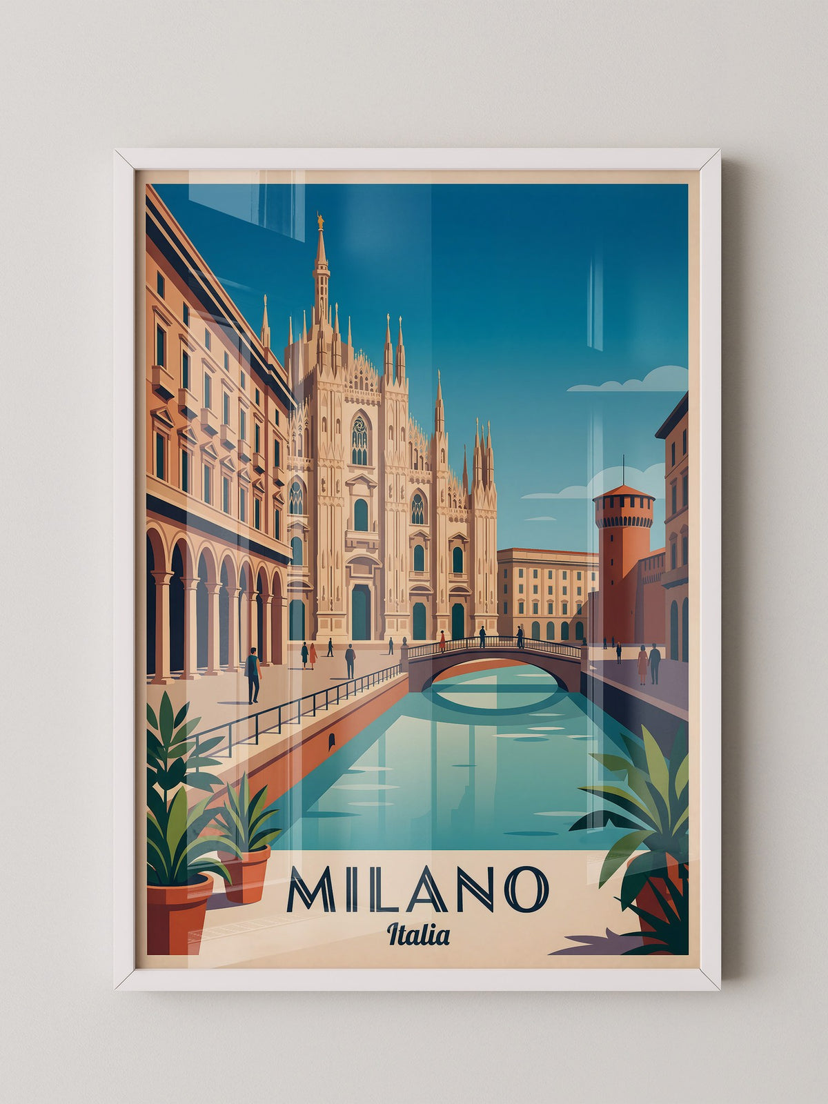 Mailand Kathedrale Retro-Stil