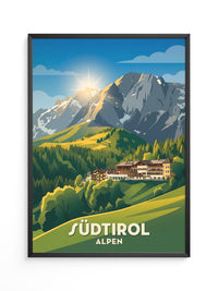 Südtirol Alpen Sonnenaufgang