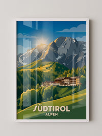Südtirol Alpen Sonnenaufgang
