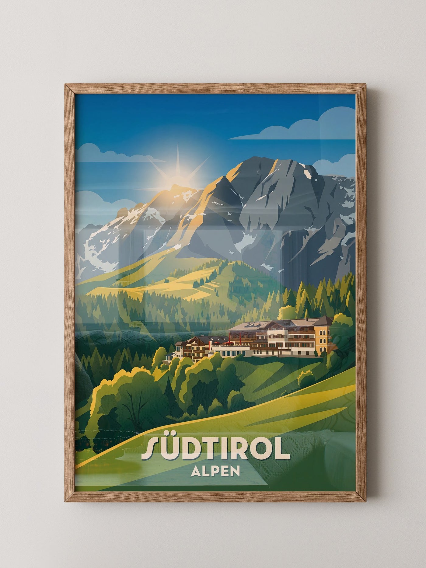 Südtirol Alpen Sonnenaufgang
