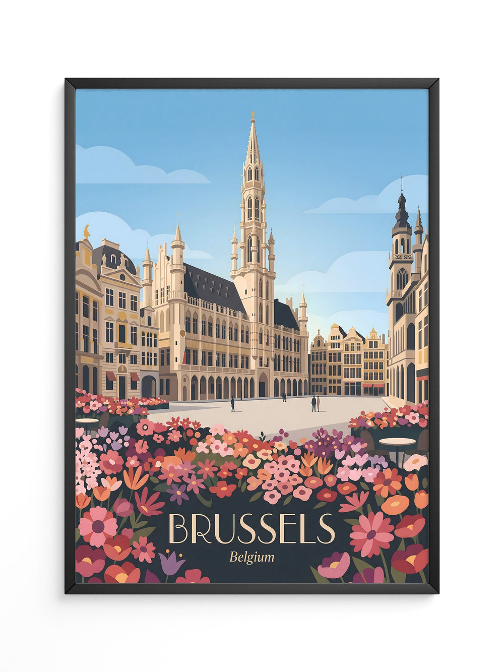 Brüssel Blumenpracht Architektur