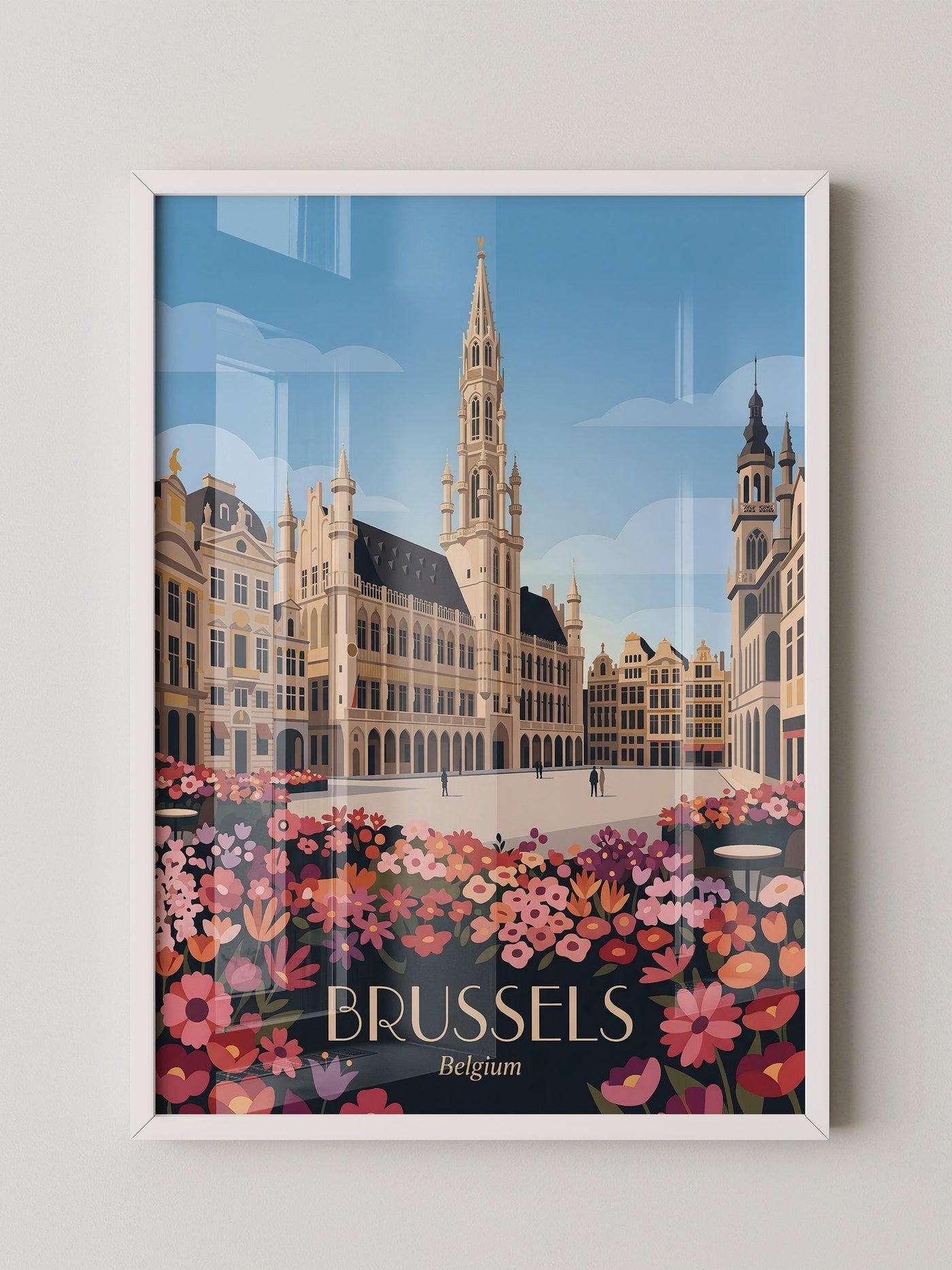 Brüssel Blumenpracht Architektur
