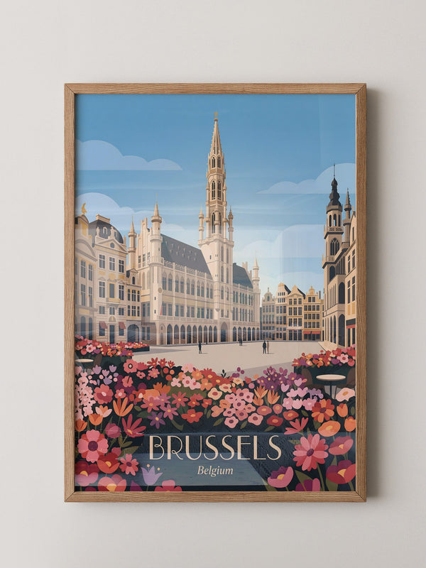 Brüssel Blumenpracht Architektur