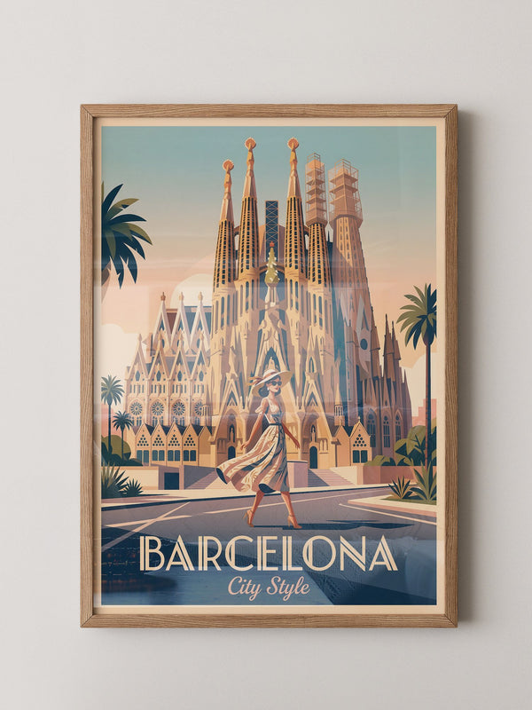 Barcelona Retro Architektur