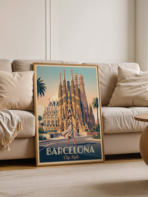 Barcelona Retro Architektur