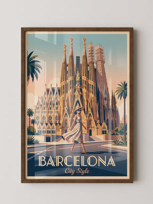 Barcelona Retro Architektur