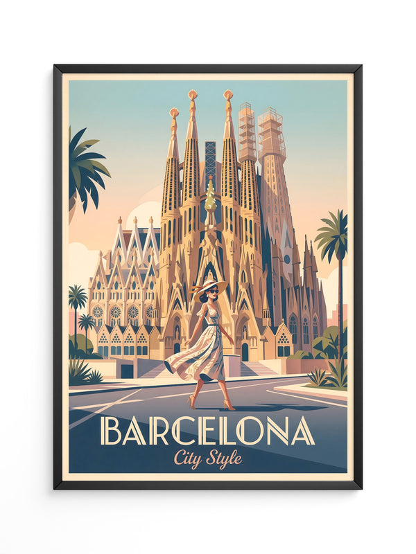 Barcelona Retro Architektur