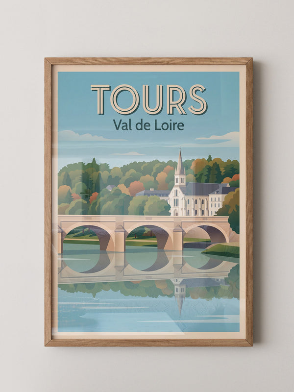 Flusslandschaft Herbstfarben