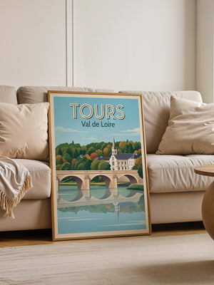 Flusslandschaft Herbstfarben