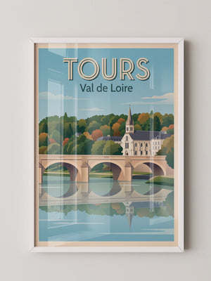 Flusslandschaft Herbstfarben