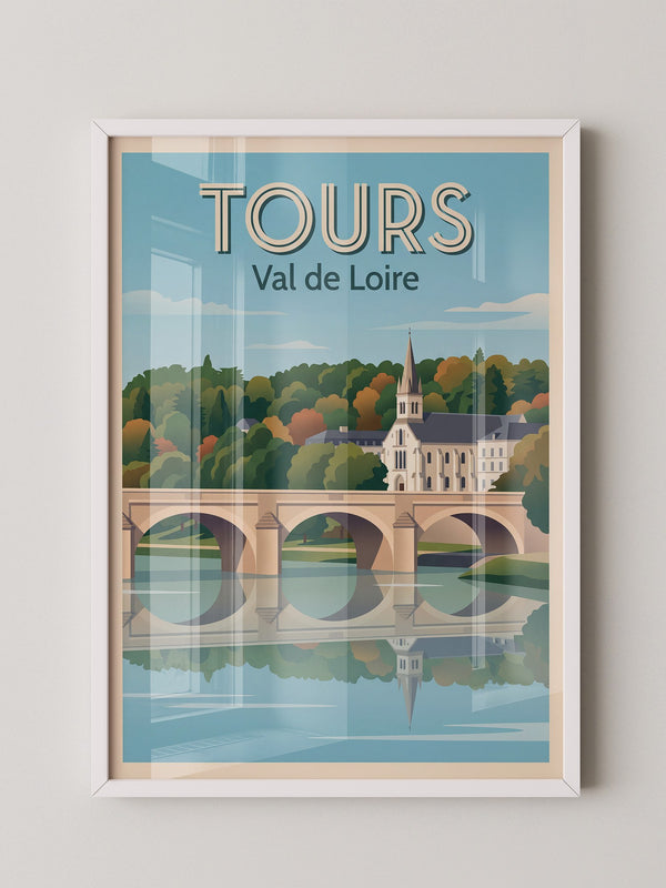 Flusslandschaft Herbstfarben