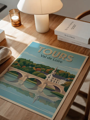 Flusslandschaft Herbstfarben