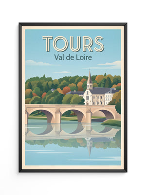 Flusslandschaft Herbstfarben