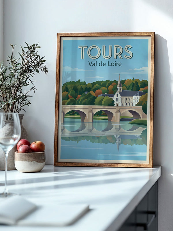 Flusslandschaft Herbstfarben