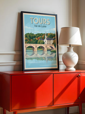 Flusslandschaft Herbstfarben