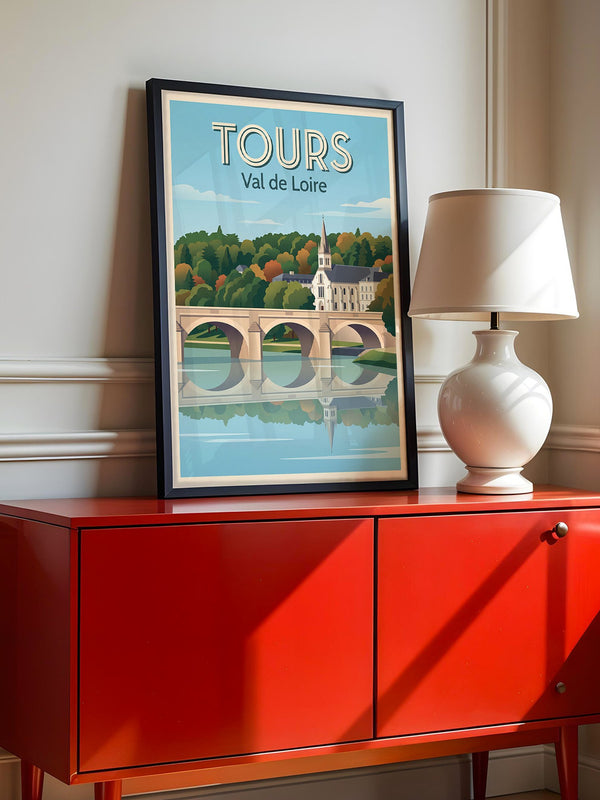 Flusslandschaft Herbstfarben