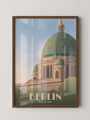 Berliner Dom Architekturpastell