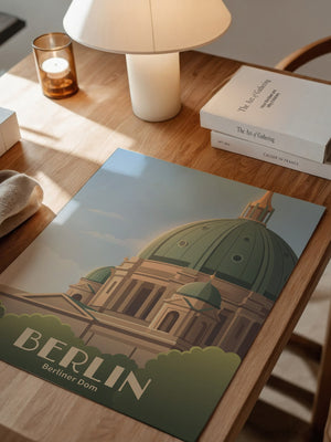 Berliner Dom Architekturpastell