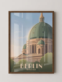 Berliner Dom Architekturpastell