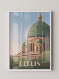 Berliner Dom Architekturpastell