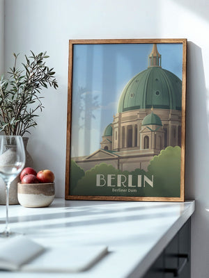Berliner Dom Architekturpastell