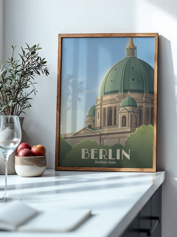 Berliner Dom Architekturpastell