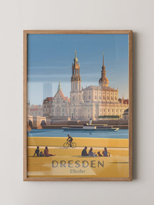 Dresden Altstadt Uferstimmung