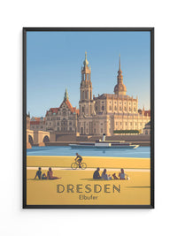 Dresden Altstadt Uferstimmung