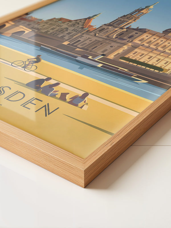 Dresden Altstadt Uferstimmung