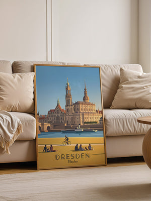Dresden Altstadt Uferstimmung