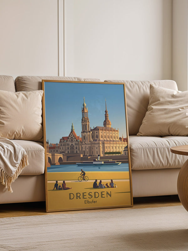 Dresden Altstadt Uferstimmung