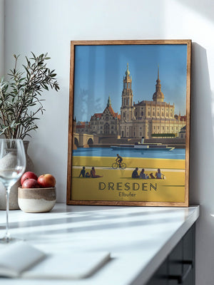 Dresden Altstadt Uferstimmung