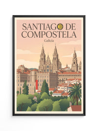 Santiago Skyline Retro