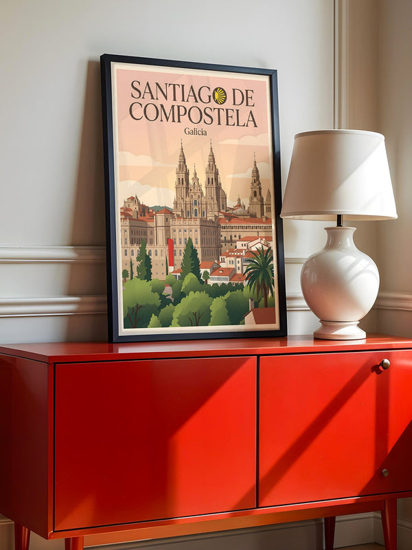 Santiago Skyline Retro