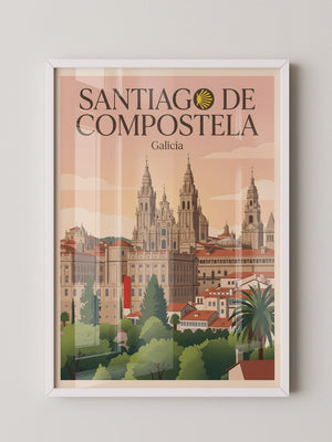 Santiago Skyline Retro