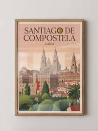 Santiago Skyline Retro
