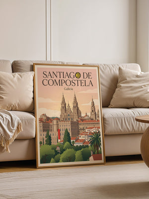 Santiago Skyline Retro