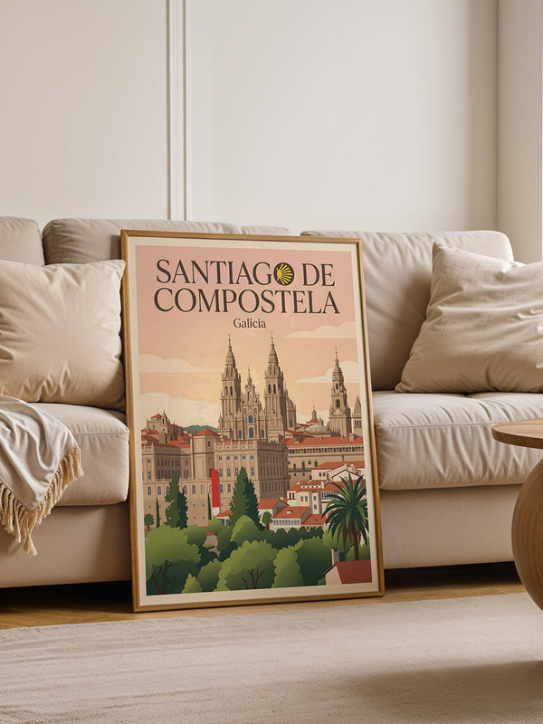 Santiago Skyline Retro