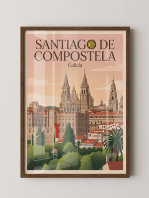 Santiago Skyline Retro