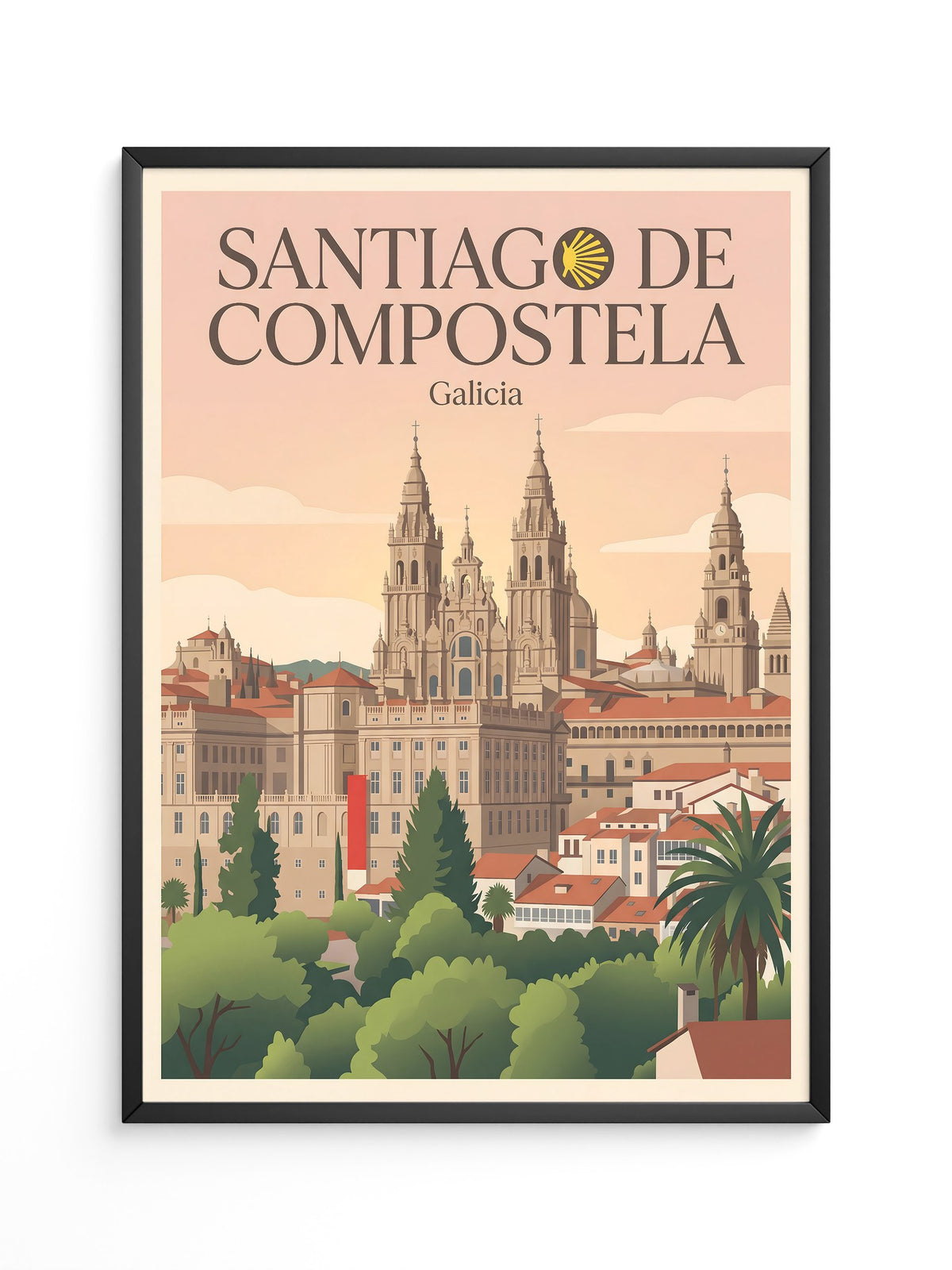 Santiago Skyline Retro