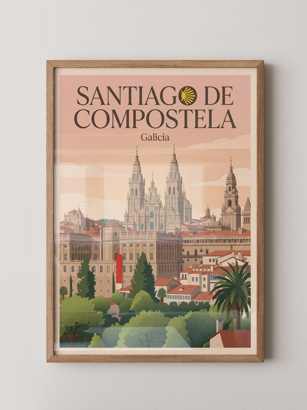 Santiago Skyline Retro