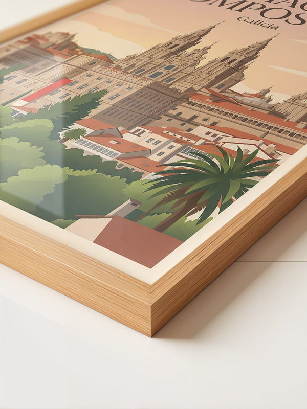 Santiago Skyline Retro