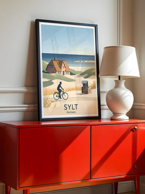 Sylt Radfahrer Dünenromantik