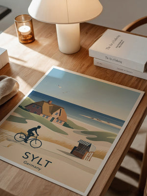 Sylt Radfahrer Dünenromantik