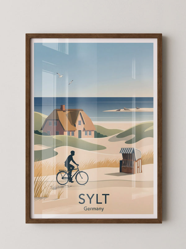 Sylt Radfahrer Dünenromantik