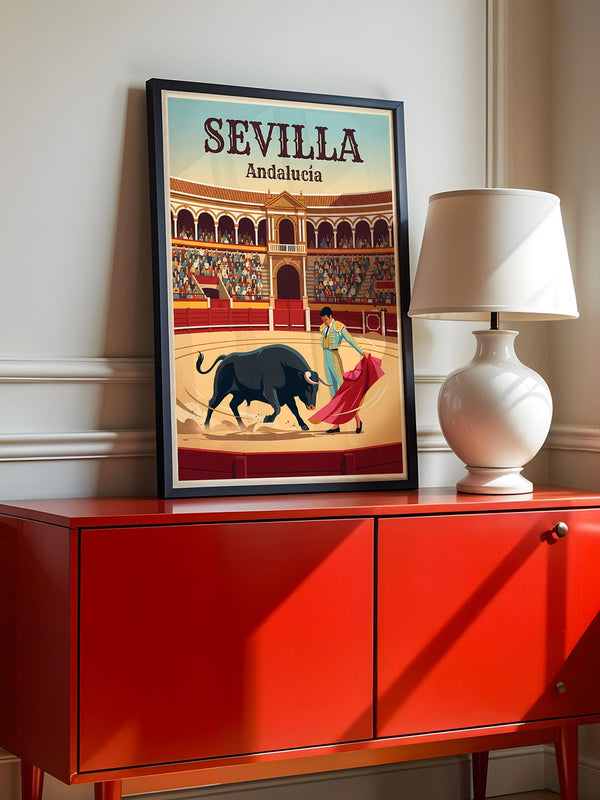 Stierkampf Sevilla Retro