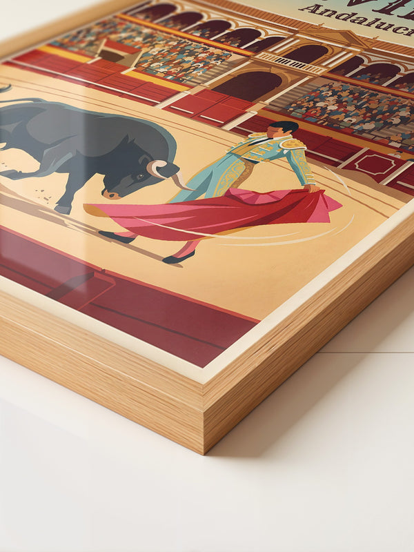 Stierkampf Sevilla Retro