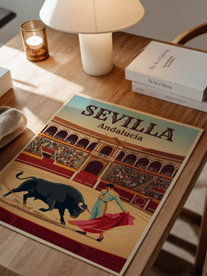 Stierkampf Sevilla Retro